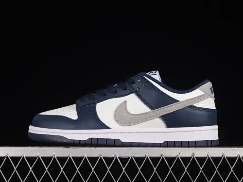 All categories Nk SB Dunk Series Nk SB Dunk Low low-top sneakers Cost-effective version Nk Dunk Low "Midnight Navy" blue and white SB low-top sports and leisure sneakers FO9749-400